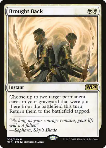 Brought Back - m20 Spoiler