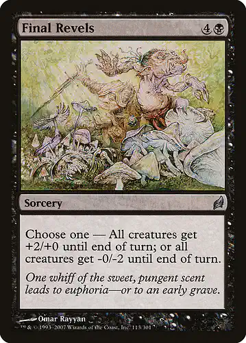 Final Revels - lrw Spoiler