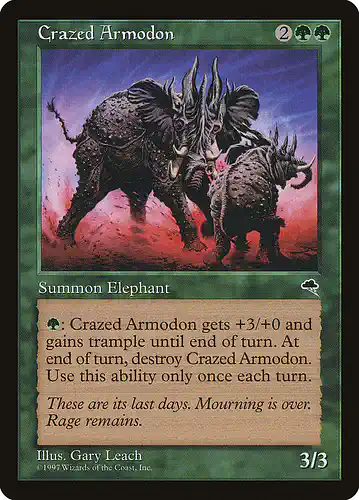 Crazed Armodon - tmp Spoiler