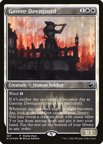 Gavony Dawnguard - mid Spoiler