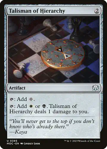 Talisman of Hierarchy - moc Spoiler