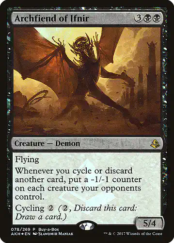 Archfiend of Ifnir - akh Spoiler