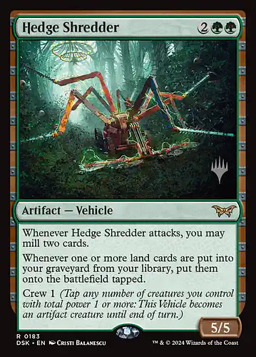 Hedge Shredder - dsk Spoiler