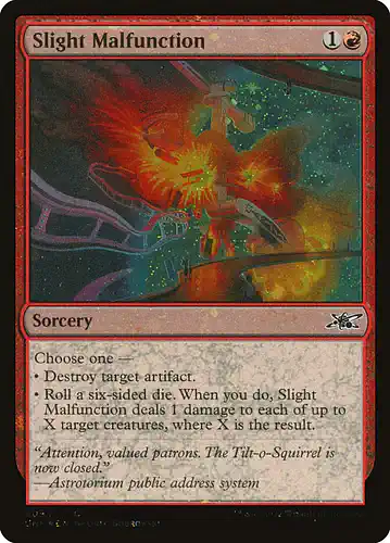 Slight Malfunction - unf Spoiler