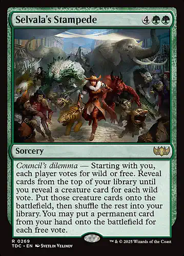 Selvala's Stampede - tdc Spoiler