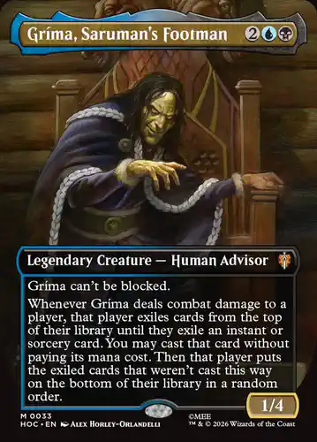 Gríma, Saruman's Footman - hoc Spoiler