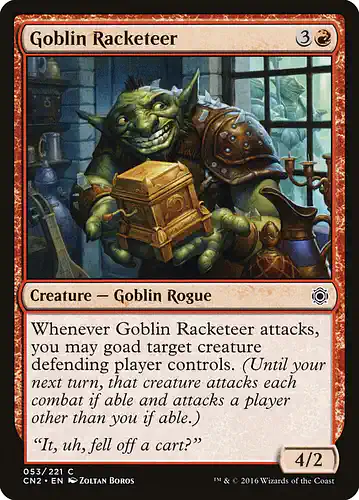 Goblin Racketeer - cn2 Spoiler