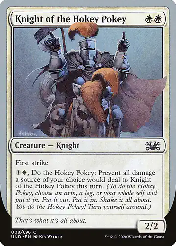 Knight of the Hokey Pokey - und Spoiler