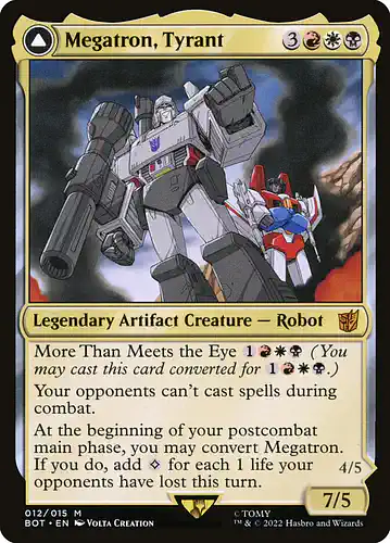 Megatron, Tyrant - bot Spoiler