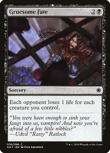 Gruesome Fate - gnt Spoiler