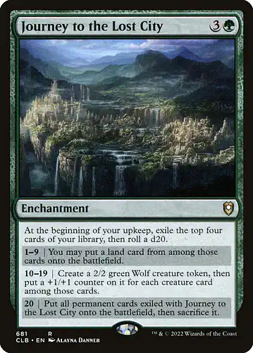 Journey to the Lost City - clb Spoiler