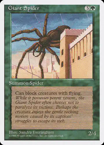 Giant Spider - 4ed Spoiler