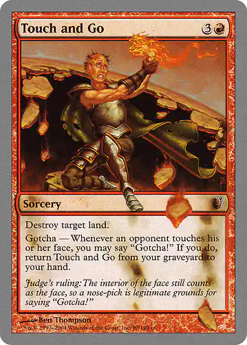 Touch and Go - unh Spoiler