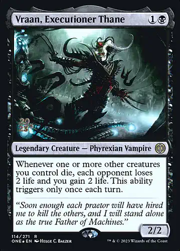 Vraan, Executioner Thane - one Spoiler