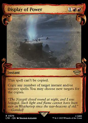 Display of Power - ltr Spoiler