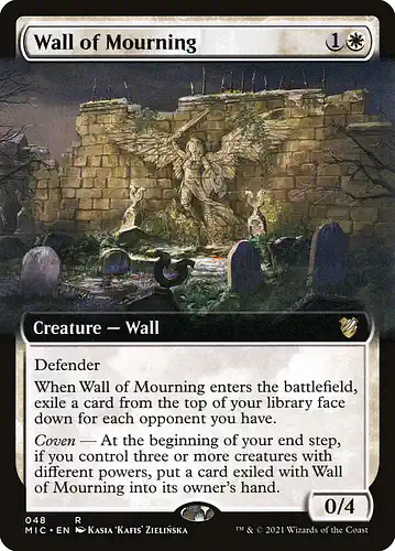 Wall of Mourning - mic Spoiler