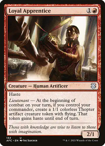 Loyal Apprentice - afc Spoiler