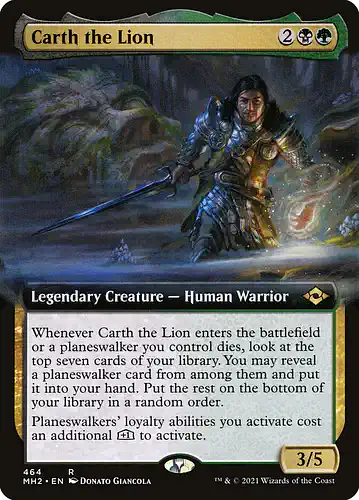 Carth the Lion - mh2 Spoiler