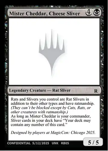 Mister Cheddar, Cheese Sliver - unk Spoiler