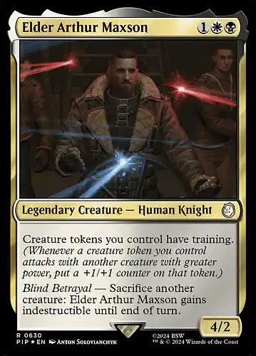 Elder Arthur Maxson - pip Spoiler