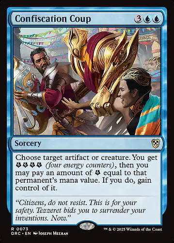 Confiscation Coup - drc Spoiler