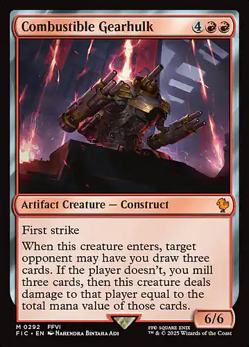 Combustible Gearhulk - fic Spoiler