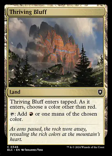 Thriving Bluff - blc Spoiler