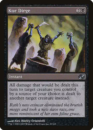 Kor Dirge - plc Spoiler