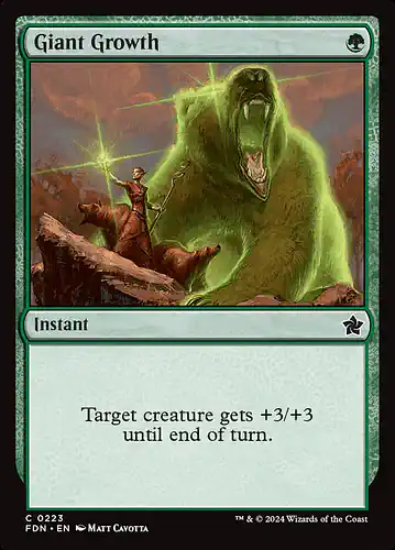 Giant Growth - fdn Spoiler