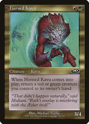 Horned Kavu - pls Spoiler