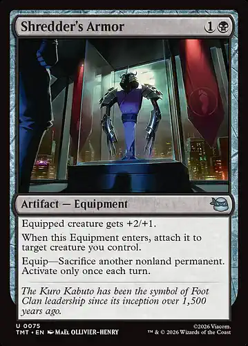 Shredder's Armor - tmt Spoiler