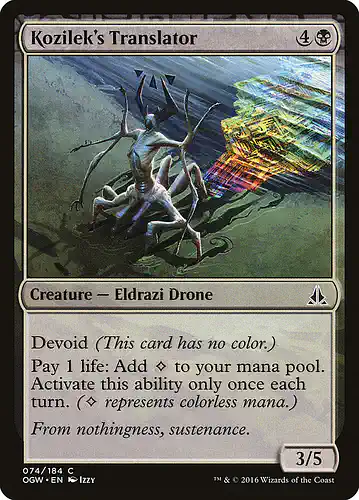Kozilek's Translator - ogw Spoiler