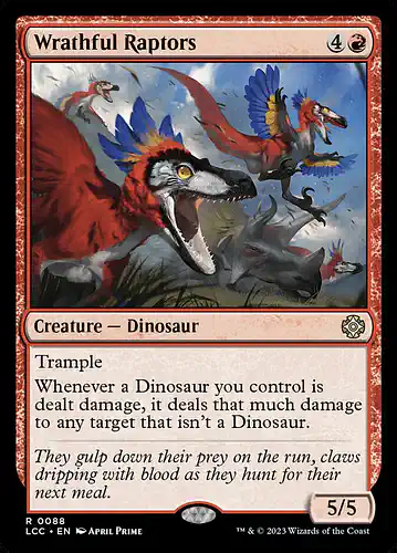 Wrathful Raptors - lcc Spoiler