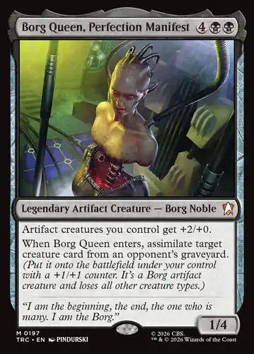Borg Queen, Perfection Manifest - trc Spoiler