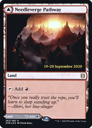 Needleverge Pathway - znr Spoiler