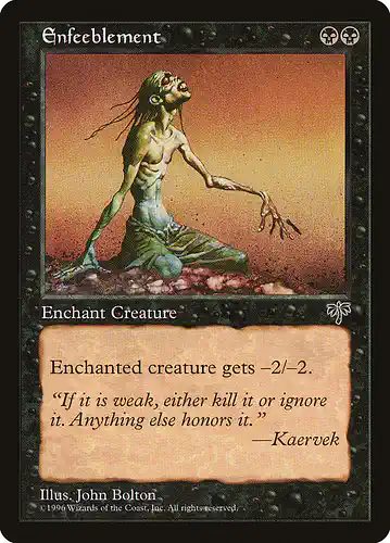 Enfeeblement - mir Spoiler