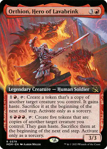 Orthion, Hero of Lavabrink - mom Spoiler