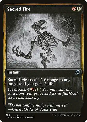 Sacred Fire - dbl Spoiler