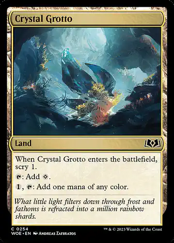 Crystal Grotto - woe Spoiler