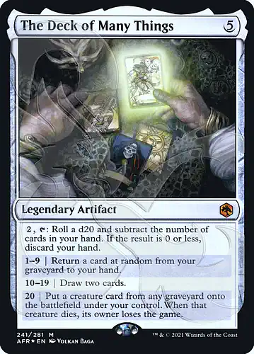 The Deck of Many Things - afr Spoiler