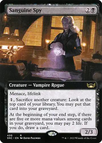 Sanguine Spy - snc Spoiler