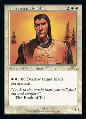 Northern Paladin - 30a Spoiler