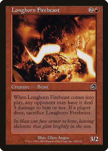 Longhorn Firebeast - tor Spoiler