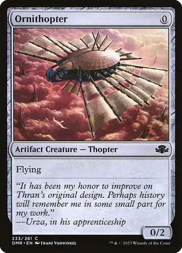 Ornithopter - dmr Spoiler