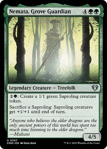 Nemata, Grove Guardian - cmm Spoiler
