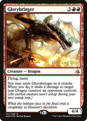 Glorybringer - akh Spoiler