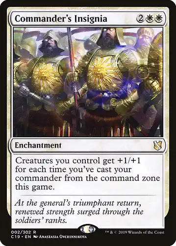 Commander's Insignia - c19 Spoiler