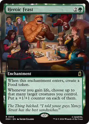 Heroic Feast - msh Spoiler