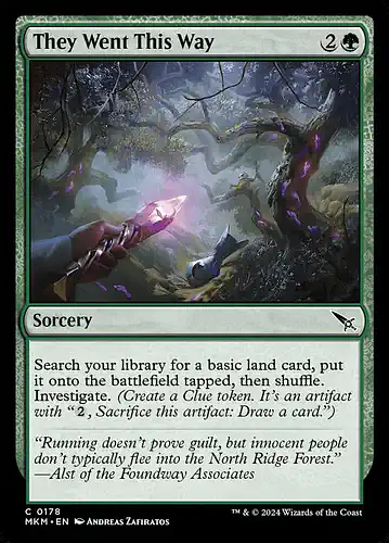 They Went This Way - mkm Spoiler