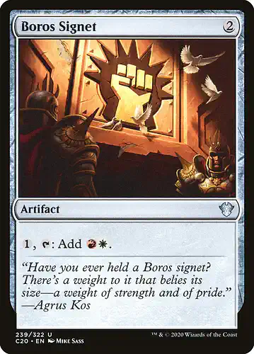 Boros Signet - c20 Spoiler